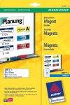 Avery Zweckform magneetetiketten, ft 78 x 28 mm, zonder coating, 90 etiketten, wit - thumbnail