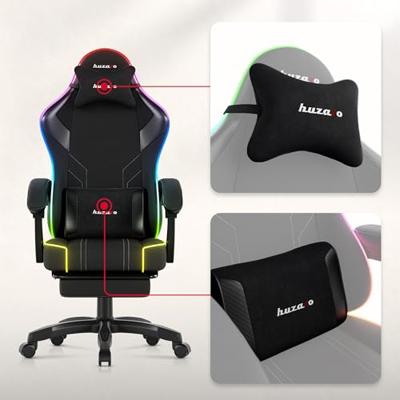 Force 3.7 RGB-gamingstoel Zwart - thumbnail