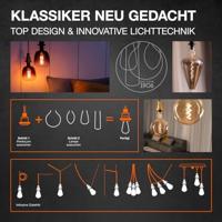 OSRAM HOMELIGHTING 4099854090820 LED-lamp Energielabel F (A - G) E27 Globe 7 W = 48 W Warmwit (Ø x l) 80 mm x 120 mm 1 stuk(s) - thumbnail