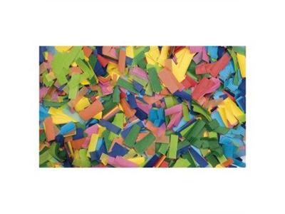 Showgear Confetti rechthoekig 1 kg 55 x 17 mm, meerkleurig