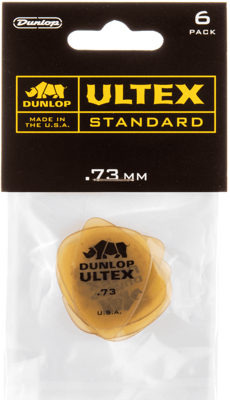 Dunlop 421P73 Ultex Standard Plectrum 0.73mm 6-Pack