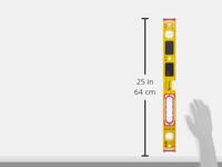 Stabila Type 196-2 LED 17392 Metalen waterpas Incl. anti-slip 60 cm 0.50 mm/m - thumbnail