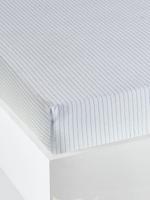 Hoeslaken voor kinderen ALPIN wit met print - thumbnail