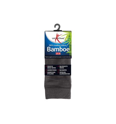 Lucovitaal Bamboe Sokken Antraciet 39-42 Lucovitaal Bamboe Sokken Antraciet 39-42