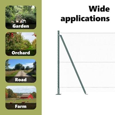 VidaXL Afrasteringspaal groen 10 x 1,2 m (13 mm gaas) staal en pvc