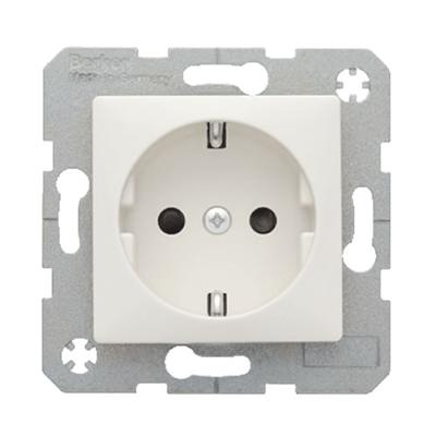 Berker S1 wandcontactdoos met randaarde 1-voudig polarwit glanzend 47478989