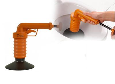 Drain Duster Mechanische Afvoerontstopper Oranje/Zwart