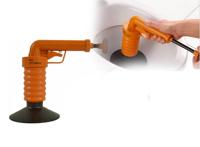 Drain Duster Mechanische Afvoerontstopper Oranje/Zwart - thumbnail