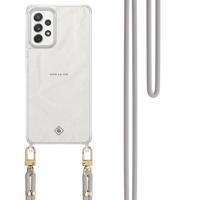 Samsung Galaxy A52(s) hoesje met grijs koord - Vive la vie - thumbnail