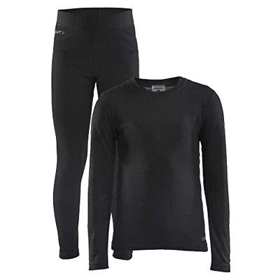 Craft 1909712 Core Warm Baselayer Set Jr - Black - 74/80 Craft 1909712 Core Warm Baselayer Set Jr - Black - 74/80