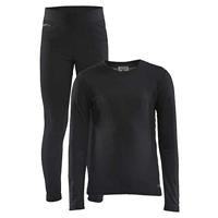 Craft 1909712 Core Warm Baselayer Set Jr - Black - 74/80 - thumbnail