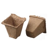Turfpot H6x6x6cm set a 16 stuks Nature - Nature - thumbnail