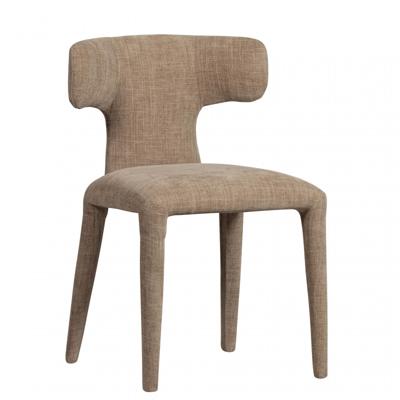 WOOOD Eetkamerstoel 'Permit' Geweven, kleur Zand WOOOD Eetkamerstoel 'Permit' Geweven, kleur Zand