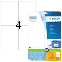 Etiket HERMA 8630 105x148mm premium wit 40stuks - thumbnail