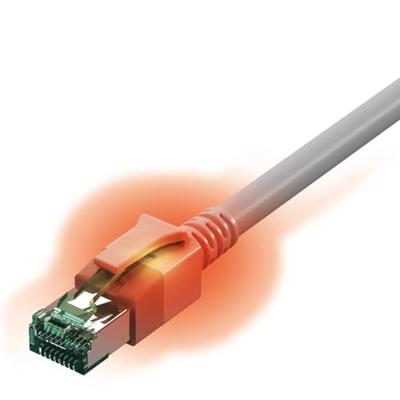 EasyLan S/FTP DualBoot® LED Kabel Cat.6A (Class EA), LSOH, grijs, 5 m