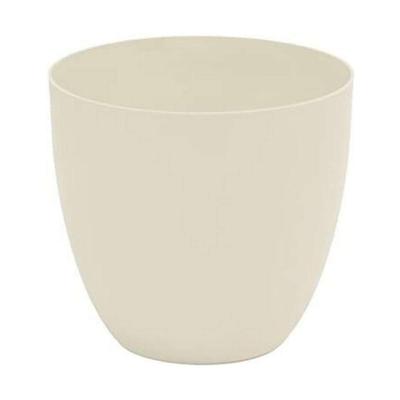 Bloempot Plastiken Beige Polypropyleen Ø 32 cm
