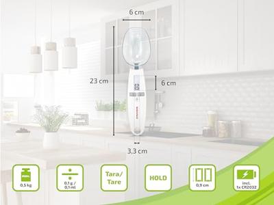Soehnle 66220 cooking star digitale keukenweegschaal wit