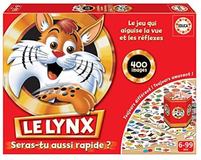 Bordspel Lynx 400 afbeeldingen EDUCA rood - thumbnail