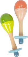 Small Foot - houten maracas groovy beats - thumbnail