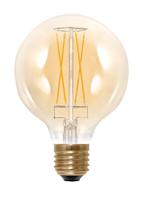 LED globe lamp 95mm 6W E27 filament Segula dimbaar goud 55292 - thumbnail