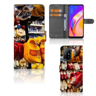 OPPO Reno5 Z | A94 5G | Flip Cover | Klompen | Portemonnee hoesje OPPO Reno5 Z | A94 5G | Flip Cover | Klompen | Portemonnee hoesje