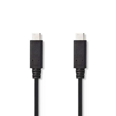USB 3.1-Kabel (Gen2) | Type-C Male - Type-C Male | 1,0 m | Zwart