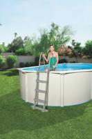 Bestway flowclear zwembadladder met 4 treden 122 cm - thumbnail