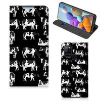 Samsung Galaxy A21s Hoesje maken Koetjes - thumbnail