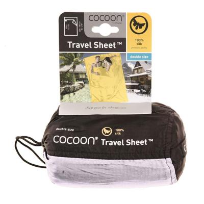 Cocoon Travel Sheet Double 100% Silk Lakenzak Natural Silk Cocoon Travel Sheet Double 100% Silk Lakenzak Natural Silk