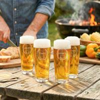 Bierglas fluitje graveren - 190 ml - 4 stuks - thumbnail