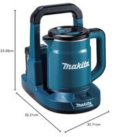 Makita kt001gz | 40 v max | waterkoker | zonder accu's en lader | in doos - kt001gz - thumbnail