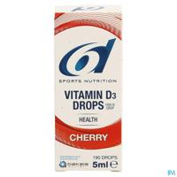 6d Sports Nutrition Vitamin D3 Drops Cherry 5ml - thumbnail