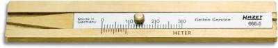 Hazet 666-5 Bandenprofielmeter Mechanisch Meetbereik diepte 30 mm (max)