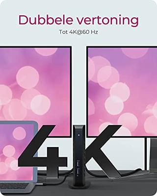 ICY BOX IB-DK2252AC notebook dock & poortreplicator Bedraad USB 3.2 Gen 1 (3.1 Gen 1) Type-C Zwart ICY BOX IB-DK2252AC notebook dock & poortreplicator Bedraad USB 3.2 Gen 1 (3.1 Gen 1) Type-C Zwart