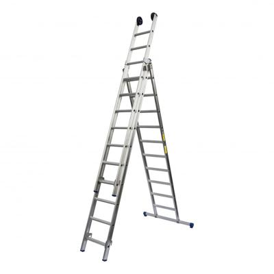 SuperPRO Reformladder SuperPRO Recht | 3x8 | Met Stabilisatiebalk | Geanodiseerd - 1250570308 SuperPRO Reformladder SuperPRO Recht | 3x8 | Met Stabilisatiebalk | Geanodiseerd - 1250570308