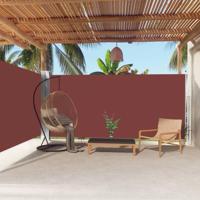 VidaXL Windscherm uittrekbaar 180x600 cm bruin - thumbnail