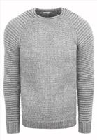 RustyNeal - Heren Trui - Grijs - Longsleeve - Modernfit - thumbnail