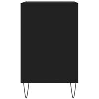 Schoenenkast 102x36x60 cm bewerkt hout zwart - thumbnail