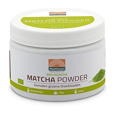 Mattisson HealthStyle Biologische Matcha Poeder Mattisson HealthStyle Biologische Matcha Poeder
