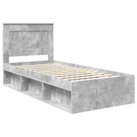 Bedframe met lade Concerte Grijs 75 x 190 cm Massief grenenhout - thumbnail