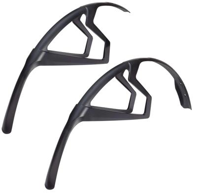 Polisport Spatbordset 28" r-mud 32mm - zwart