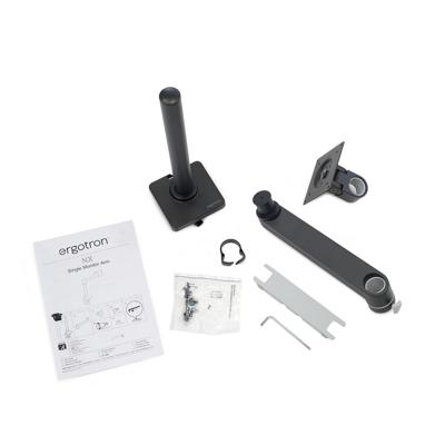 Ergotron NX Monitor-tafelbeugel Zwart (mat) 86,4 cm (34) Roteerbaar, In hoogte verstelbaar, Zwenkbaar 1-voudig Ergotron NX Monitor-tafelbeugel Zwart (mat) 86,4 cm (34) Roteerbaar, In hoogte verstelbaar, Zwenkbaar 1-voudig