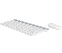 LOGITECH - MK470 Draadloos toetsenbord + muis set - AZERTY - Wit - thumbnail