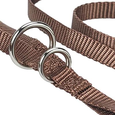 Nobby Trainingsriem Classic, 2 m x 10 mm, Bruin