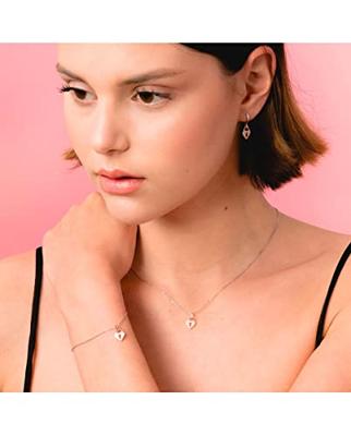 Dames oorbellen Secrecy E8503CDAW2900 Sterling zilver 3 cm