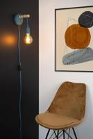 Lucide POLA - Wandlamp Kinderkamer - 1xE27 - Blauw - thumbnail