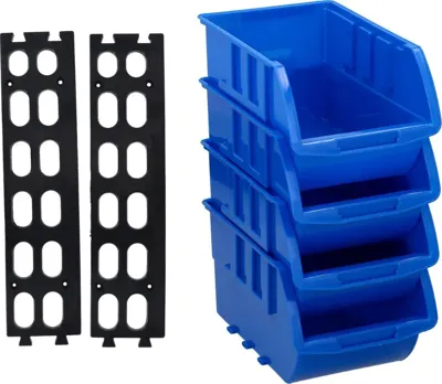 Kinzo 4 Stapelbakken XL met ophangrails