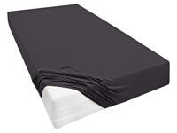 Biberna Jersey hoeslaken voor boxspringmatrassen (Antraciet, 140-160 x 200-220 cm) - thumbnail