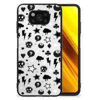 Telefoonhoesje Xiaomi Poco X3 | X3 Pro Silver Punk - thumbnail