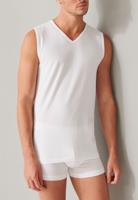 2-Pack mouwloos shirts V-hals - 95/5 - Biologisch katoen ondershirts zonder mouwen - Diepe hals - ondergoed heren - thumbnail